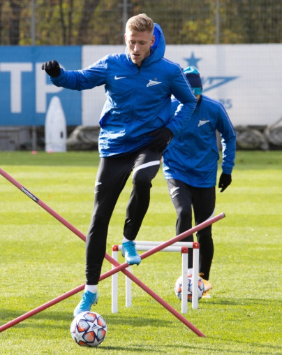 Открытая тренировка «Зенита» перед матчем с «Брюгге»