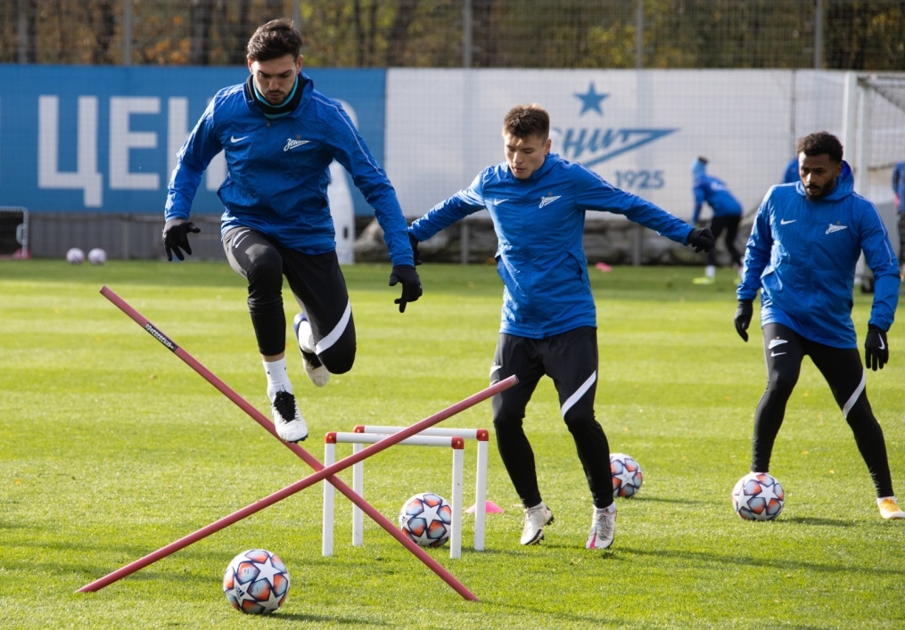 Открытая тренировка «Зенита» перед матчем с «Брюгге»
