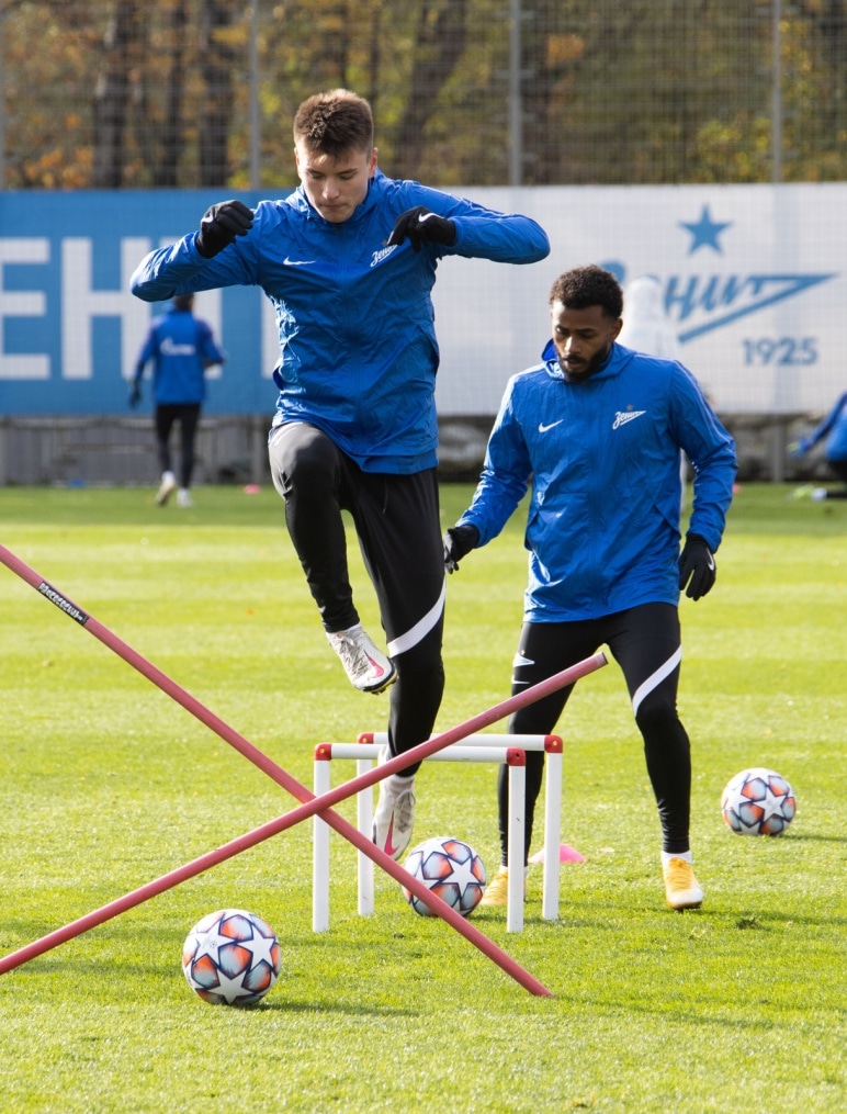 Открытая тренировка «Зенита» перед матчем с «Брюгге»