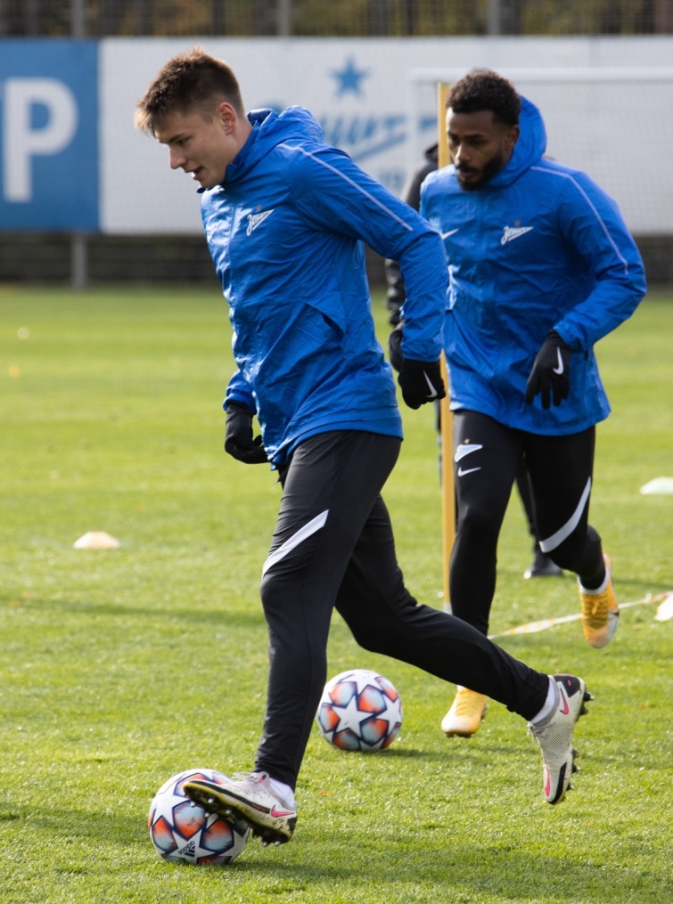 Открытая тренировка «Зенита» перед матчем с «Брюгге»