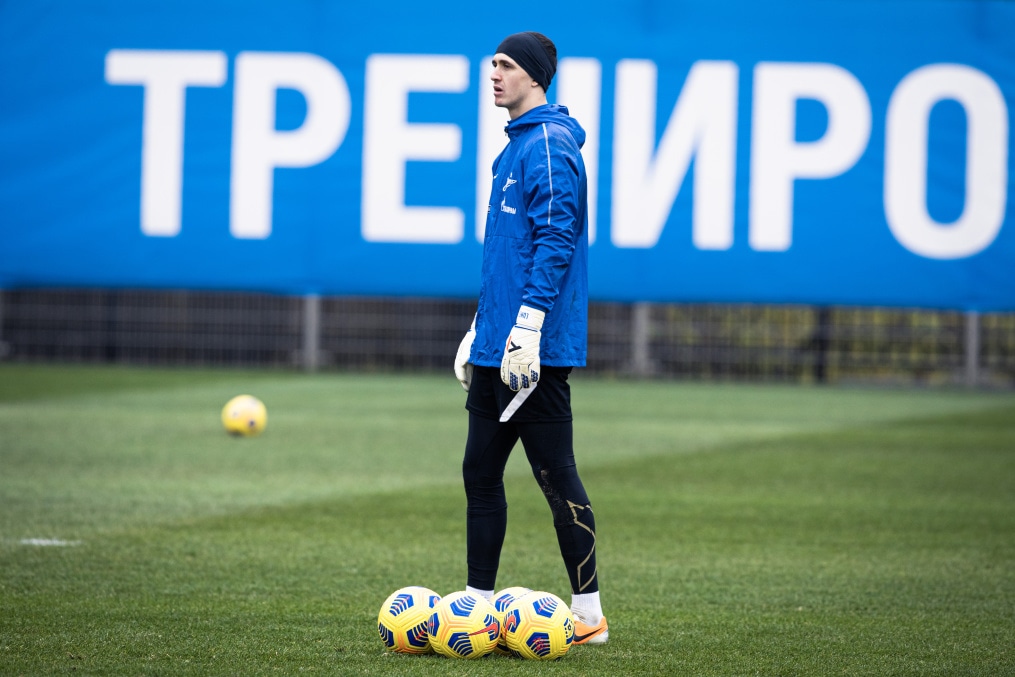 Тренировка «Зенита» перед матчем с «Ахматом»