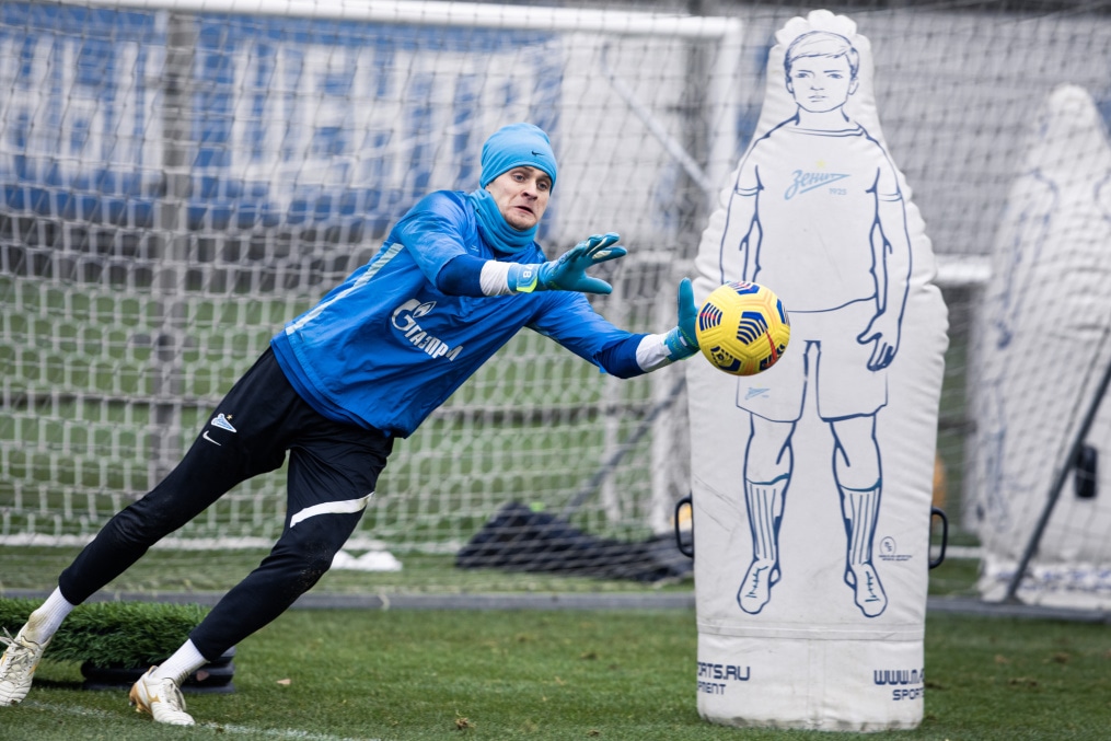 Тренировка «Зенита» перед матчем с «Ахматом»