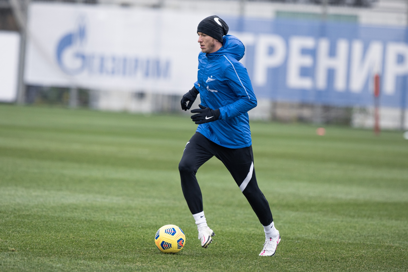 Тренировка «Зенита» перед матчем с «Ахматом»