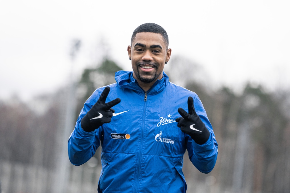 Тренировка «Зенита» перед матчем с «Ахматом»