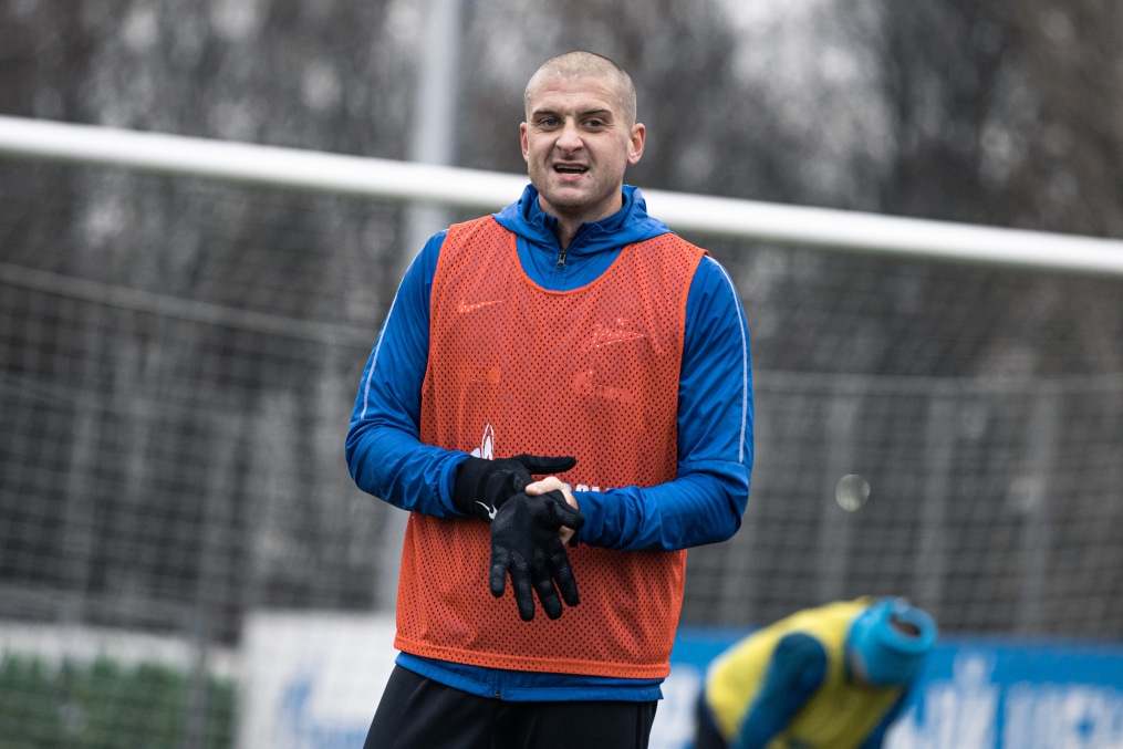 Тренировка «Зенита» перед матчем с «Ахматом»