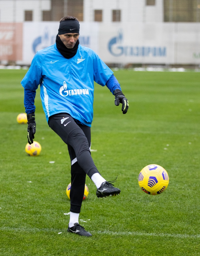 Тренировка «Зенита» перед матчем с «Ахматом»