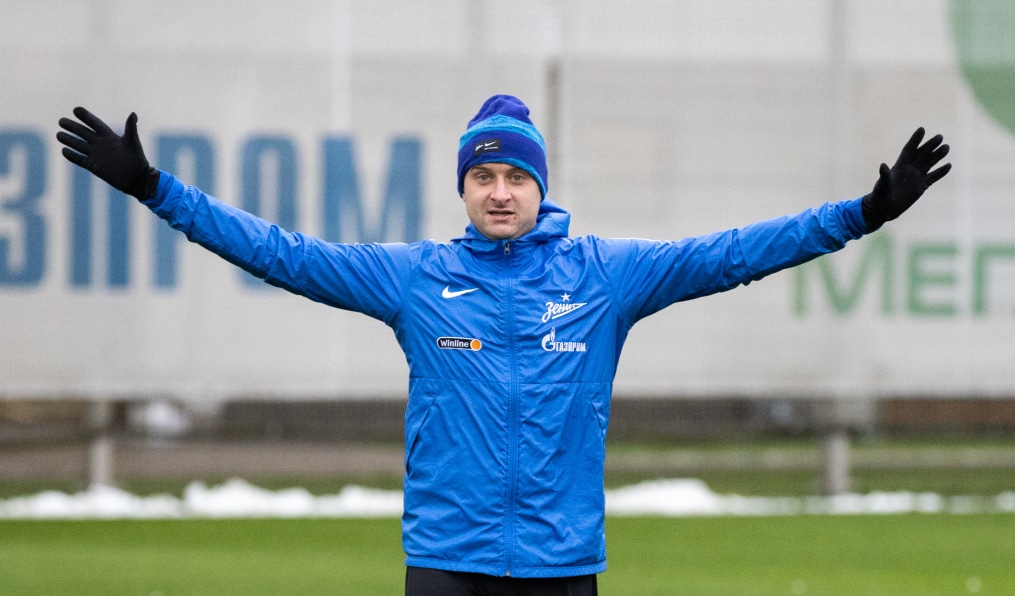 Тренировка «Зенита» перед матчем с «Ахматом»