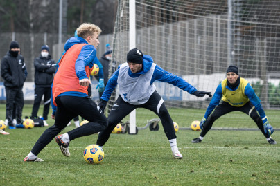 Тренировка «Зенита» перед матчем с «Ахматом»