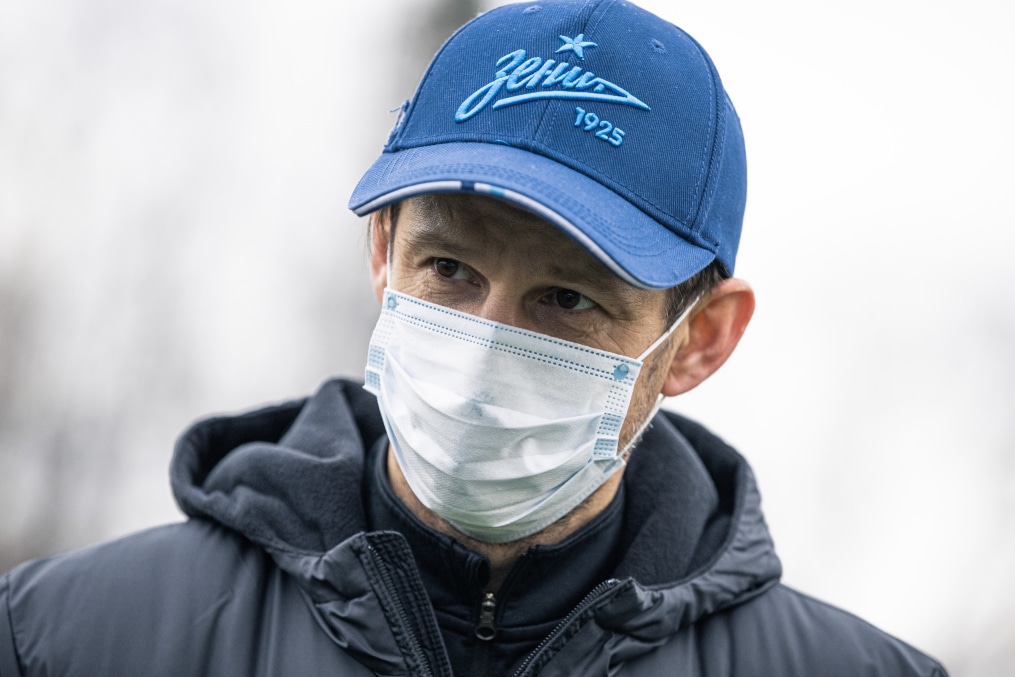 Тренировка «Зенита» перед матчем с «Ахматом»