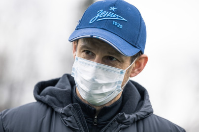 Тренировка «Зенита» перед матчем с «Ахматом»