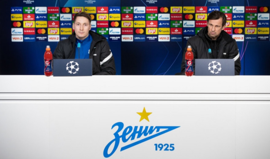 Пресс-конференция Сергея Семака и Далера Кузяева перед матчем с «Брюгге»