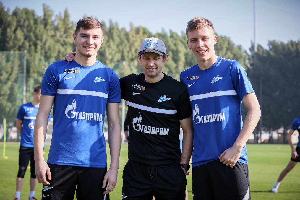 «Газпром» — тренировочные сборы «Зенита» в Дубае: 16 января, утренняя тренировка