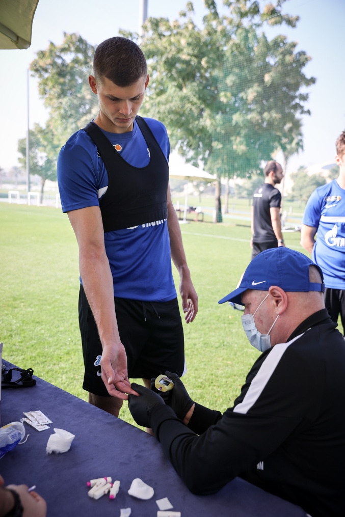 «Газпром» — тренировочные сборы «Зенита» в Дубае: 16 января, утренняя тренировка