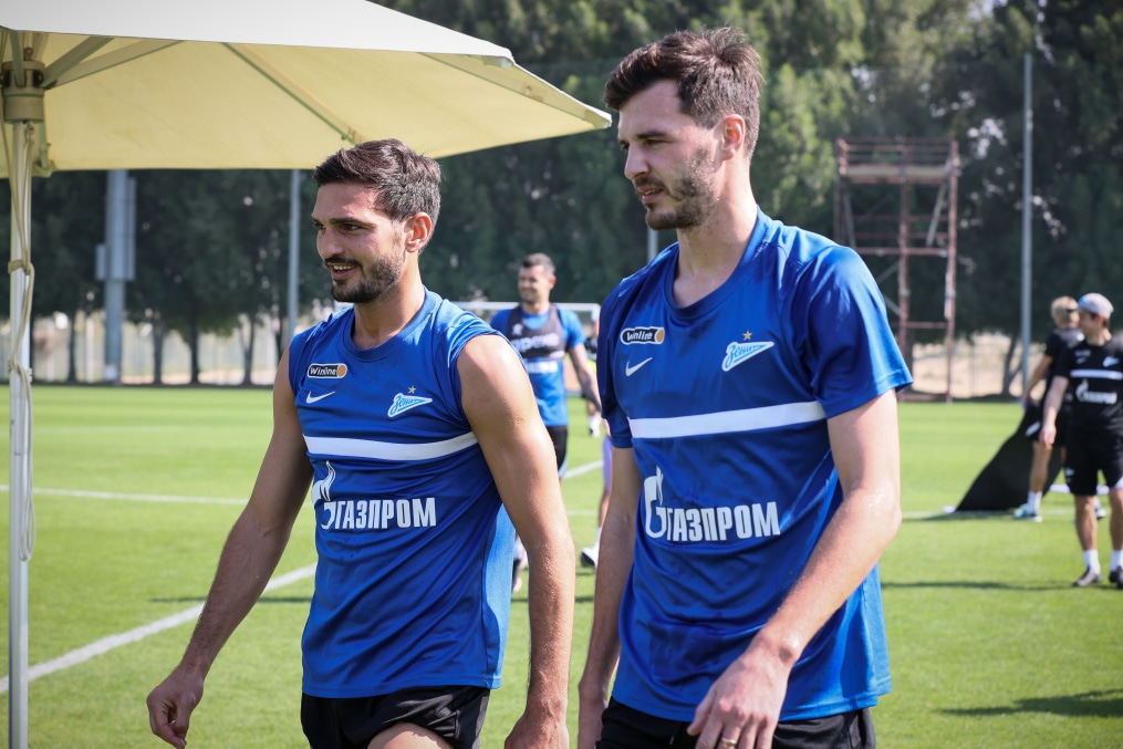 «Газпром» — тренировочные сборы «Зенита» в Дубае: 16 января, утренняя тренировка