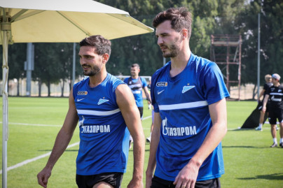 «Газпром» — тренировочные сборы «Зенита» в Дубае: 16 января, утренняя тренировка