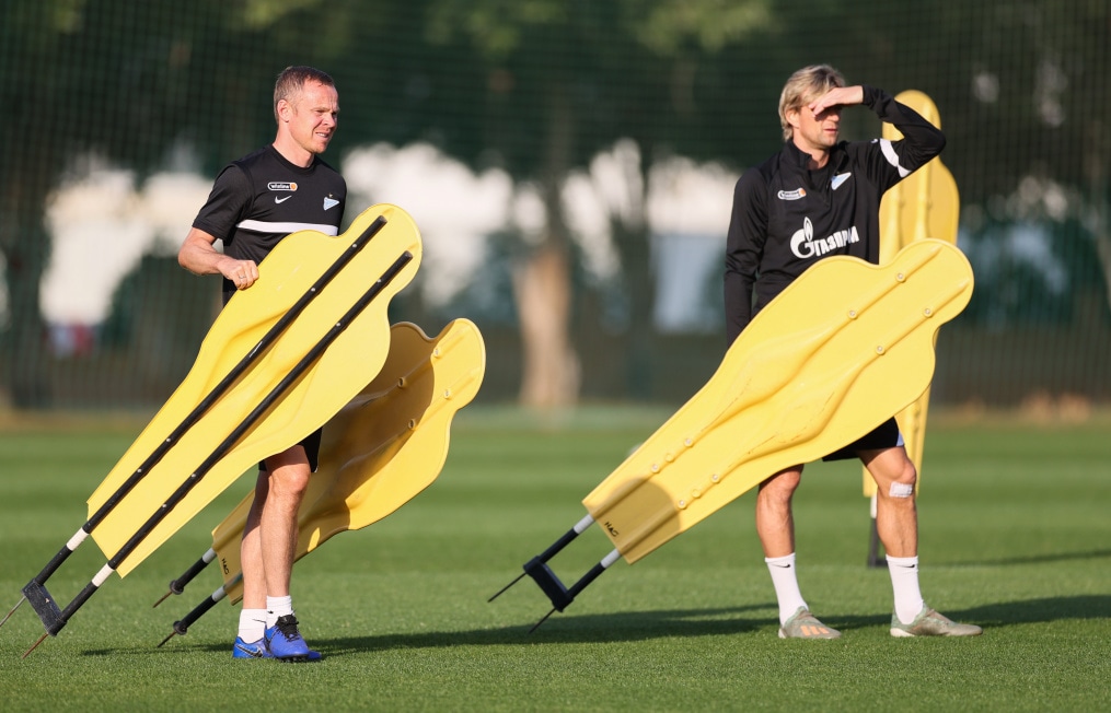 «Газпром»-тренировочные сборы «Зенита» в Дубае: 17 января, вечерняя тренировка