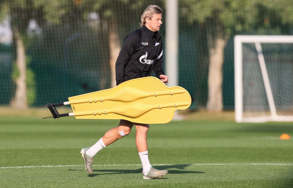 «Газпром»-тренировочные сборы «Зенита» в Дубае: 17 января, вечерняя тренировка