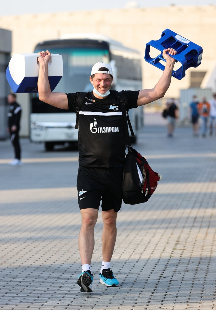 «Газпром»-тренировочные сборы «Зенита» в Дубае: 17 января, вечерняя тренировка