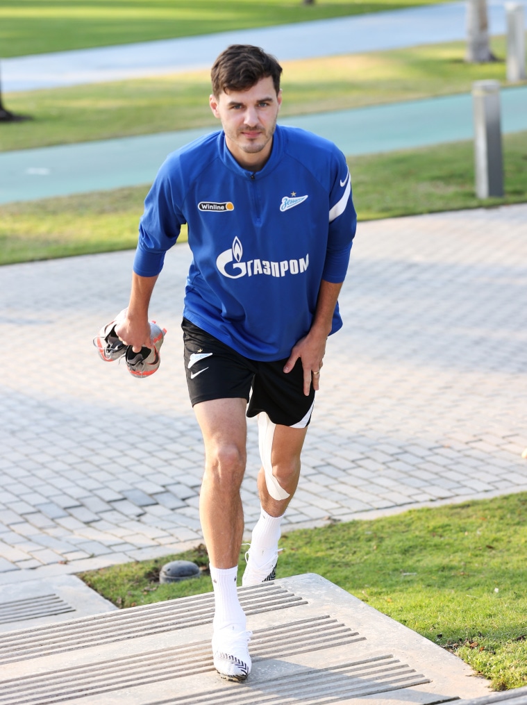 «Газпром»-тренировочные сборы «Зенита» в Дубае: 17 января, вечерняя тренировка