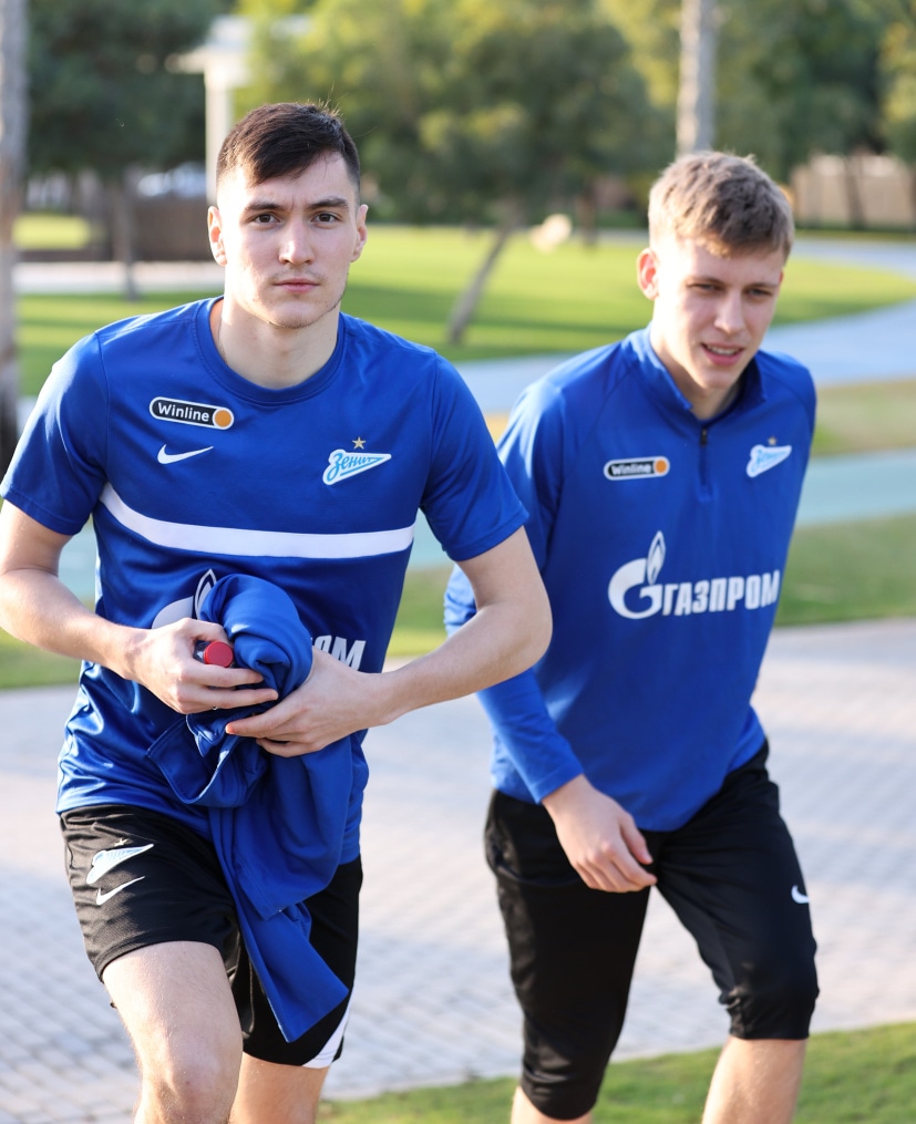 «Газпром»-тренировочные сборы «Зенита» в Дубае: 17 января, вечерняя тренировка