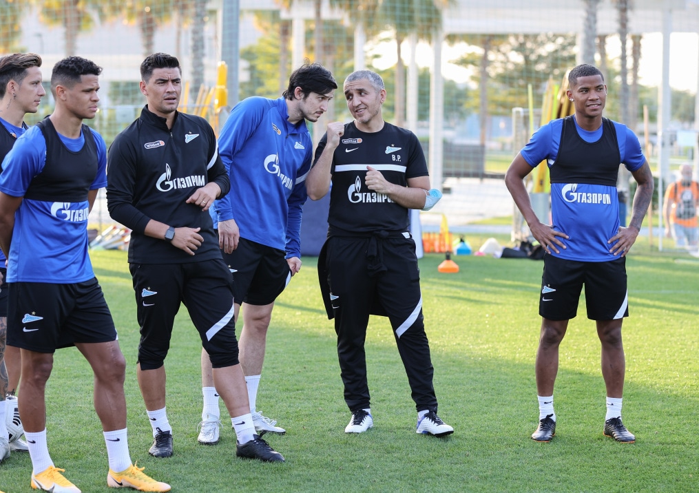«Газпром»-тренировочные сборы «Зенита» в Дубае: 17 января, вечерняя тренировка