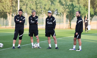 «Газпром»-тренировочные сборы «Зенита» в Дубае: 17 января, вечерняя тренировка