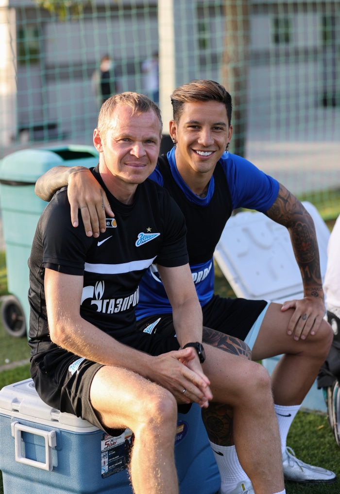 «Газпром»-тренировочные сборы «Зенита» в Дубае: 19 января, вечерняя тренировка