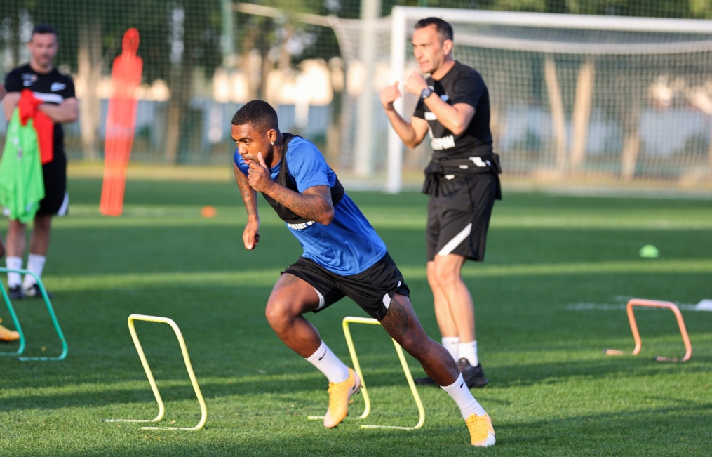 «Газпром»-тренировочные сборы «Зенита» в Дубае: 19 января, вечерняя тренировка