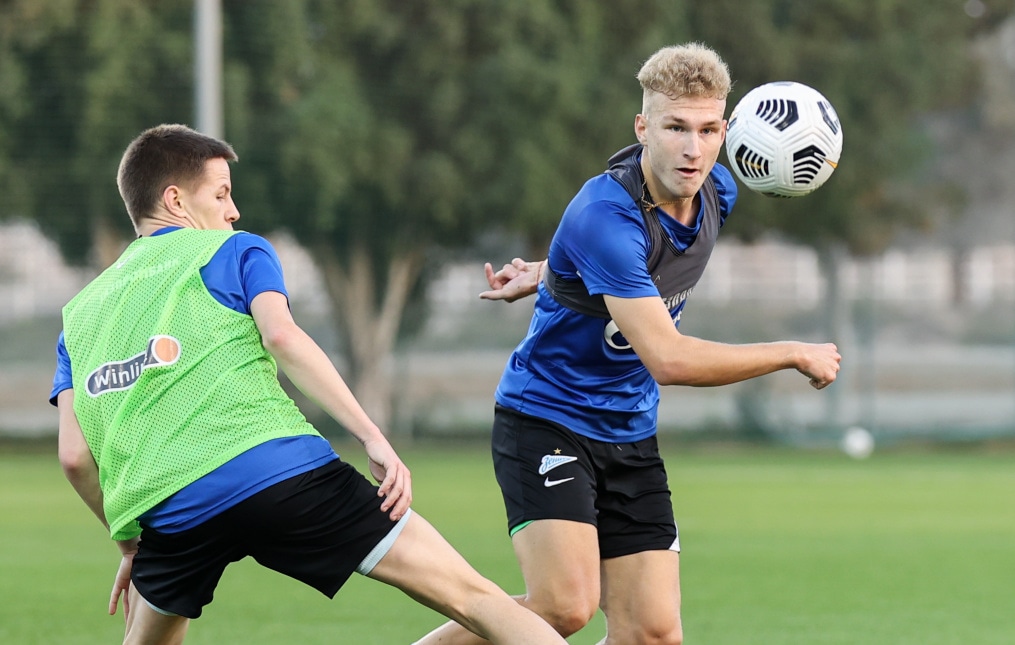 «Газпром»-тренировочные сборы «Зенита» в Дубае: 19 января, вечерняя тренировка