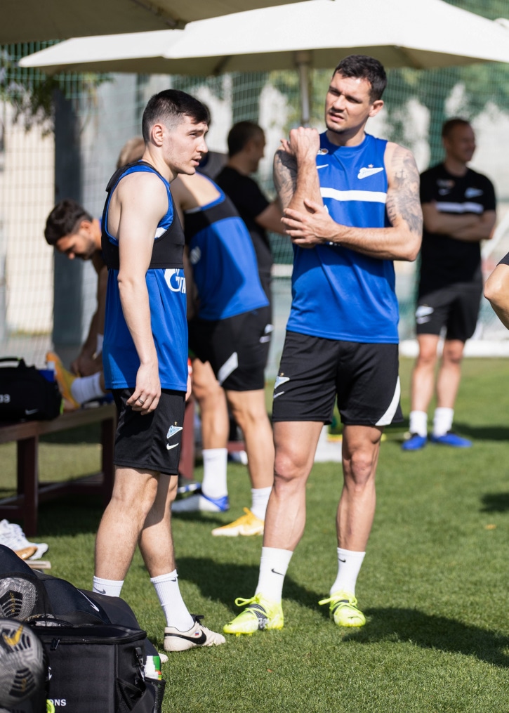 «Газпром»-тренировочные сборы «Зенита» в Дубае: 20 января, утренняя тренировка