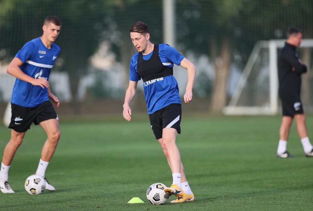 «Газпром»-тренировочные сборы «Зенита» в Дубае: 23 января, вечерняя тренировка