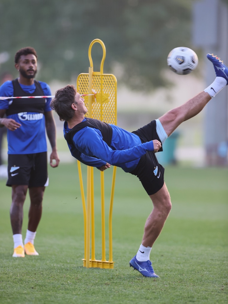 «Газпром»-тренировочные сборы «Зенита» в Дубае: 23 января, вечерняя тренировка