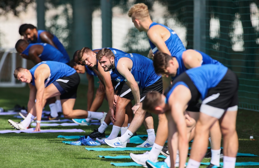 «Газпром»-тренировочные сборы «Зенита» в Дубае: 25 января, утренняя тренировка