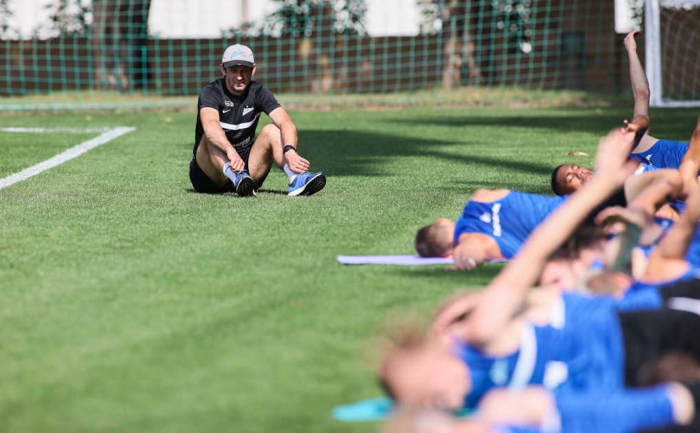 «Газпром»-тренировочные сборы «Зенита» в Дубае: 25 января, утренняя тренировка