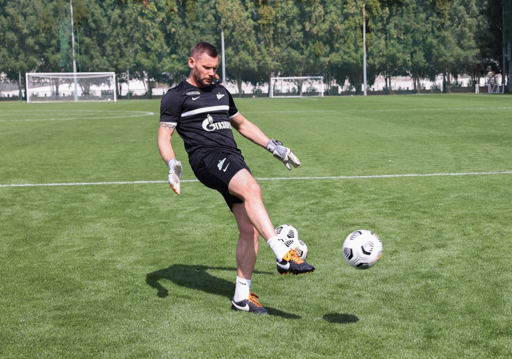 «Газпром»-тренировочные сборы «Зенита» в Дубае: 25 января, утренняя тренировка