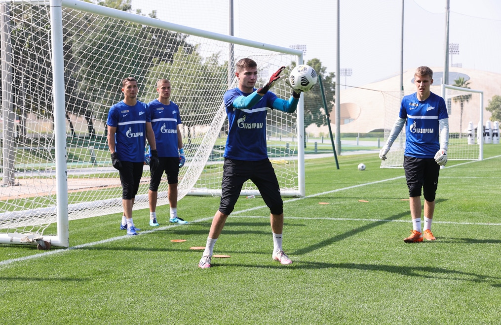 «Газпром»-тренировочные сборы «Зенита» в Дубае: 25 января, утренняя тренировка