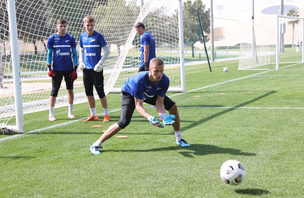 «Газпром»-тренировочные сборы «Зенита» в Дубае: 25 января, утренняя тренировка