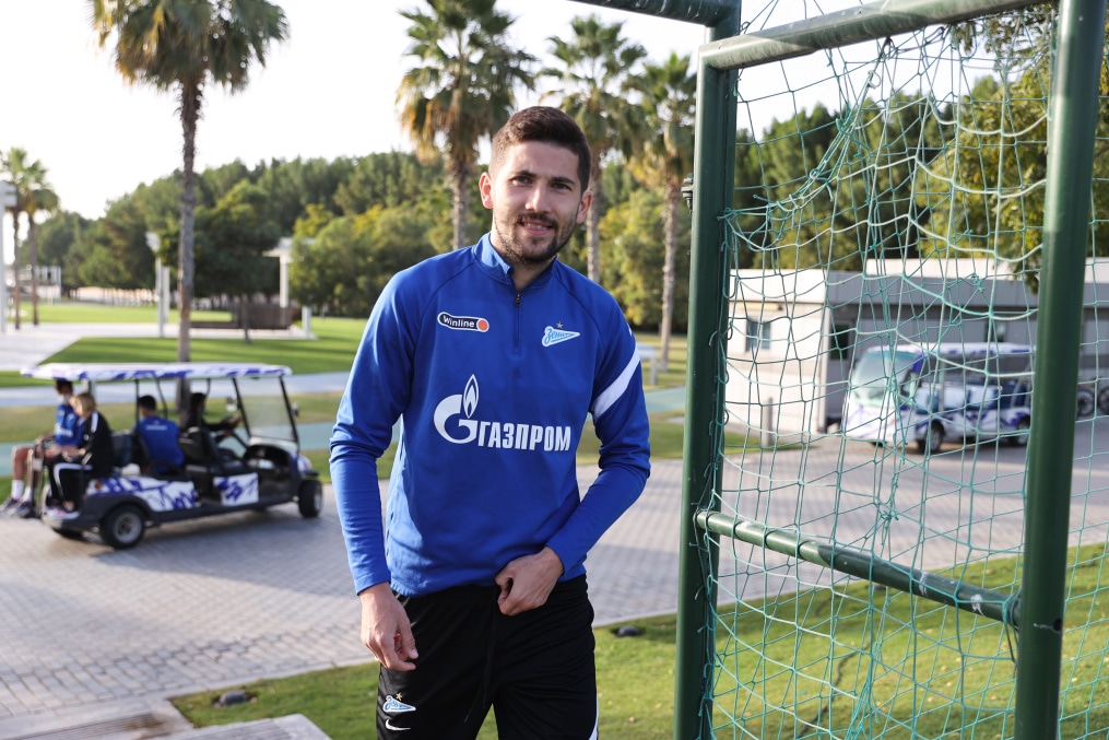 «Газпром»-тренировочные сборы «Зенита» в Дубае: 26 января, вечерняя тренировка