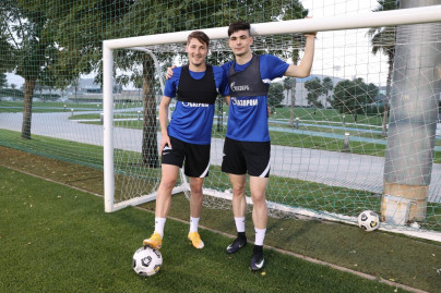 «Газпром»-тренировочные сборы «Зенита» в Дубае: 26 января, вечерняя тренировка