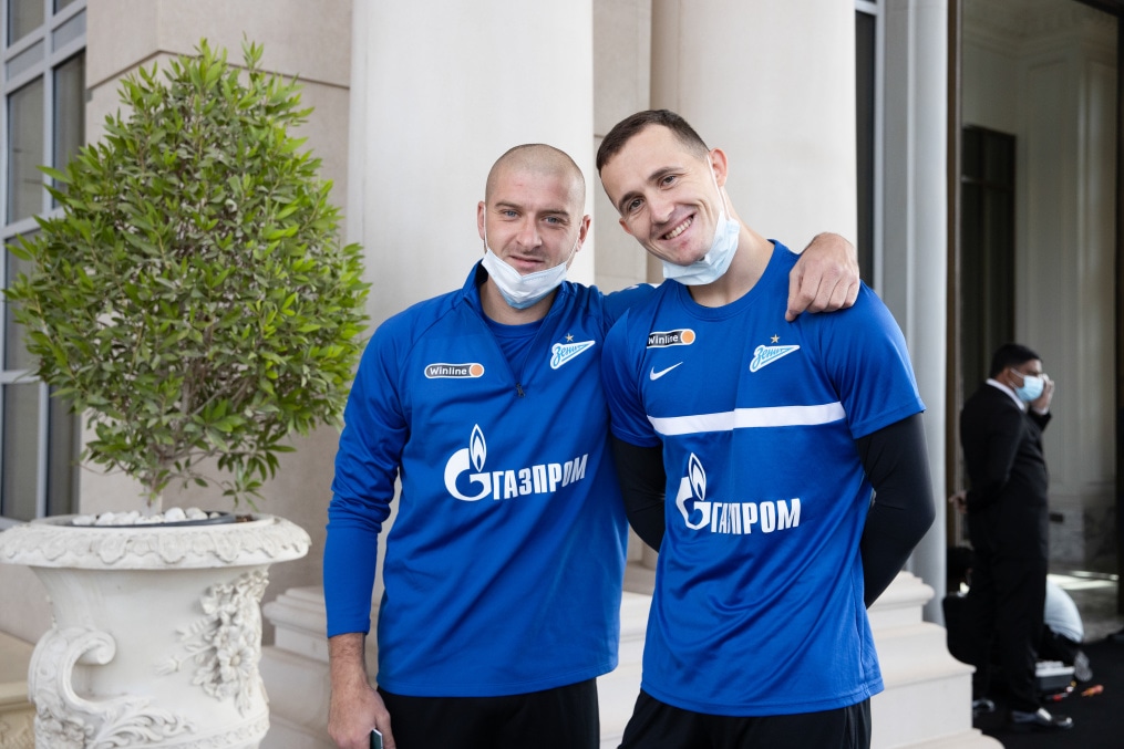 «Газпром»-тренировочные сборы «Зенита» в Дубае: 01 февраля, утренняя тренировка