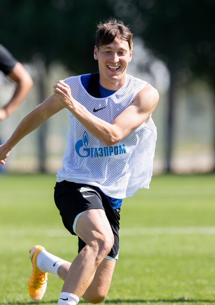 «Газпром»-тренировочные сборы «Зенита» в Дубае: 01 февраля, утренняя тренировка