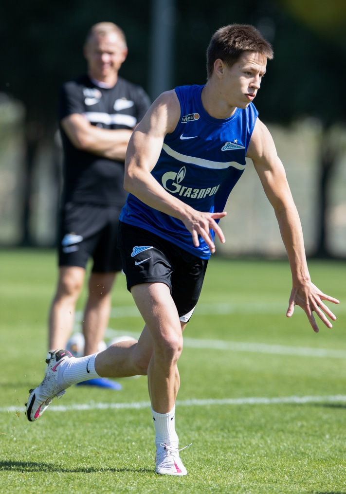 «Газпром»-тренировочные сборы «Зенита» в Дубае: 01 февраля, утренняя тренировка