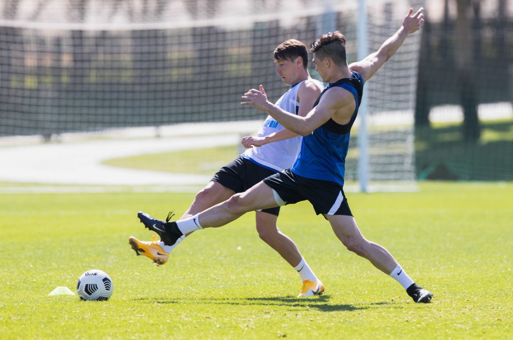 «Газпром»-тренировочные сборы «Зенита» в Дубае: 01 февраля, утренняя тренировка