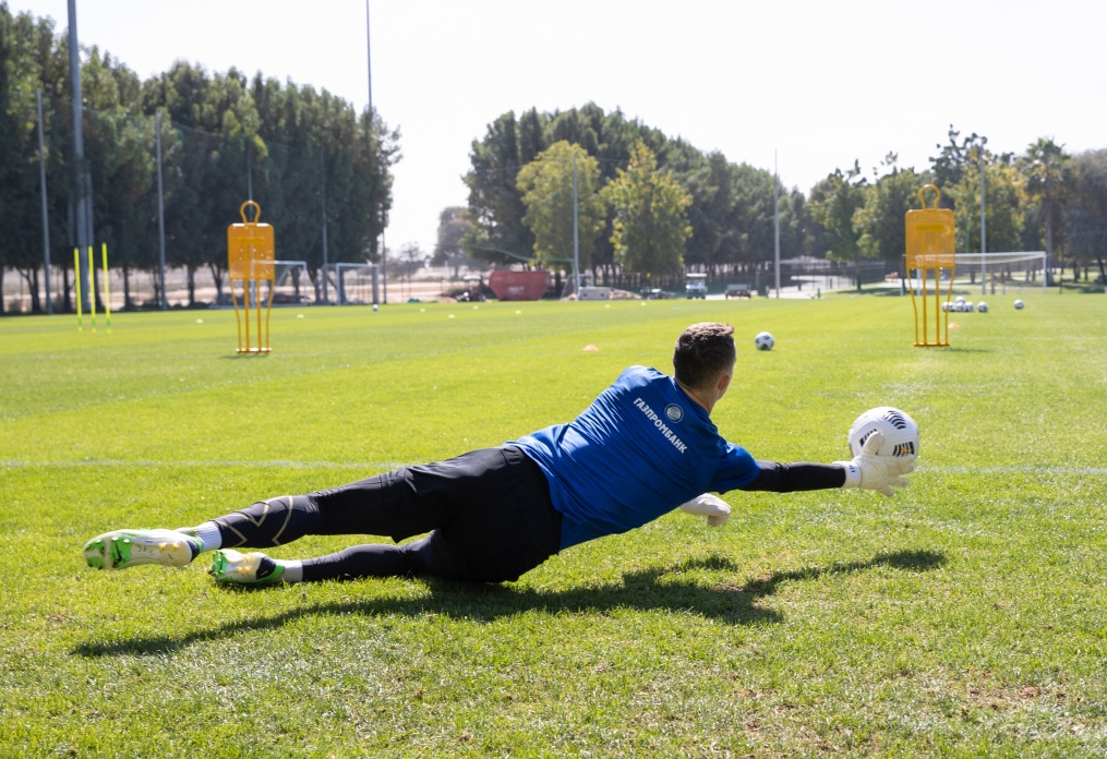 «Газпром»-тренировочные сборы «Зенита» в Дубае: 01 февраля, утренняя тренировка
