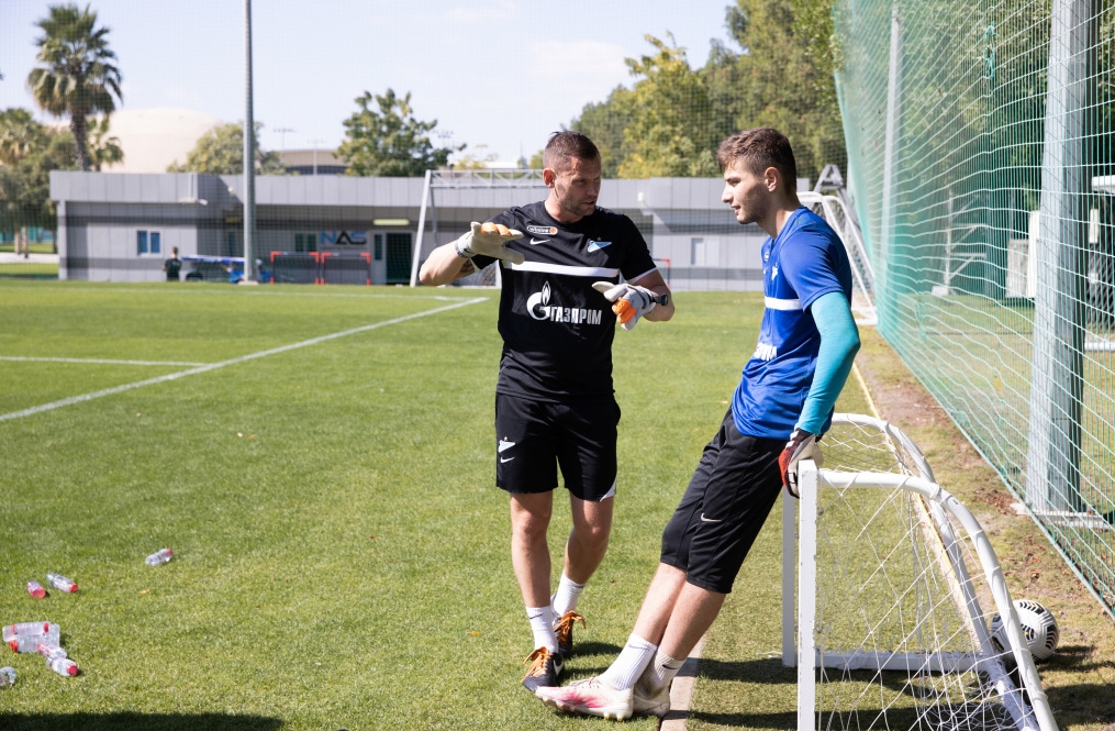 «Газпром»-тренировочные сборы «Зенита» в Дубае: 01 февраля, утренняя тренировка