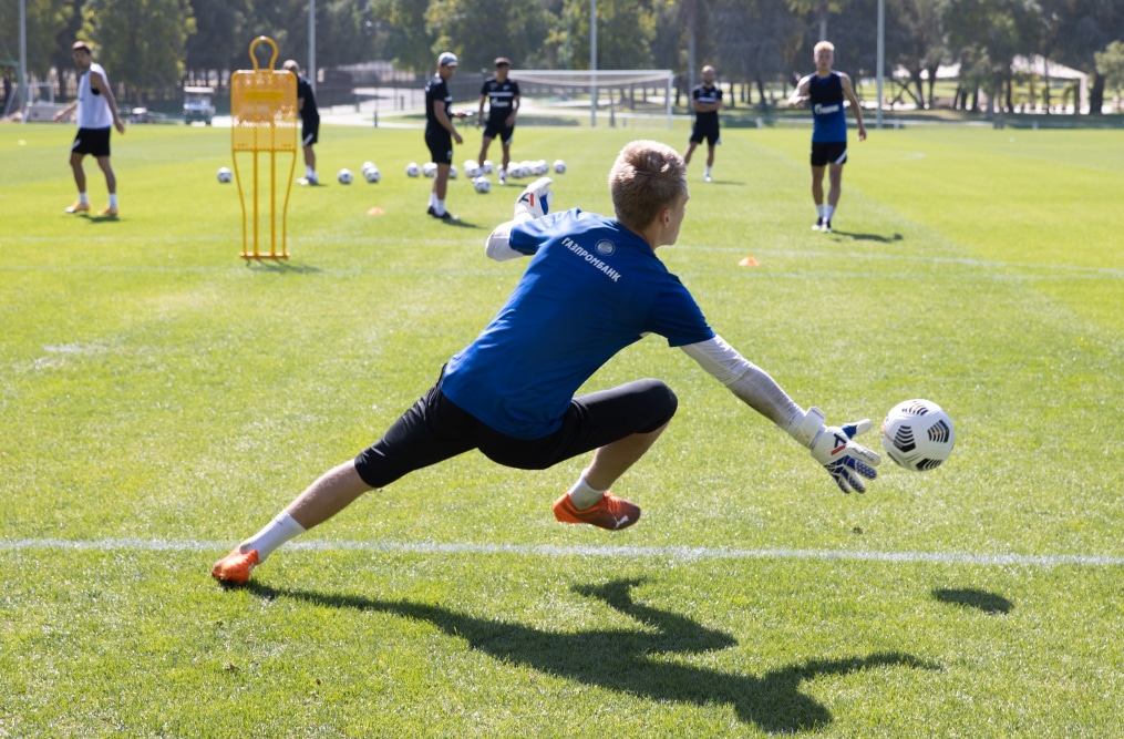«Газпром»-тренировочные сборы «Зенита» в Дубае: 01 февраля, утренняя тренировка