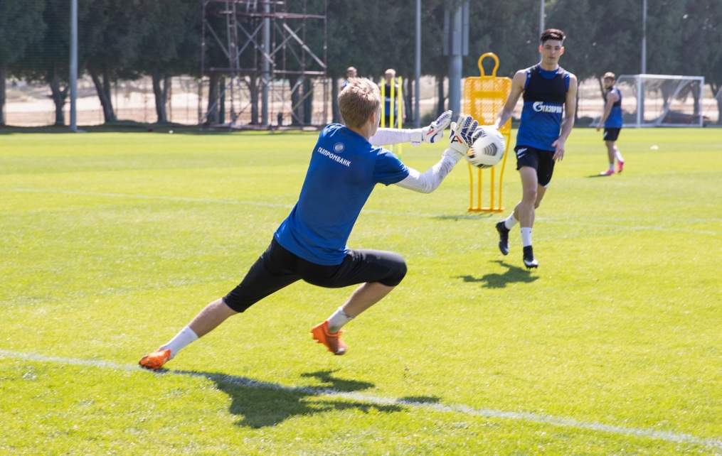 «Газпром»-тренировочные сборы «Зенита» в Дубае: 01 февраля, утренняя тренировка