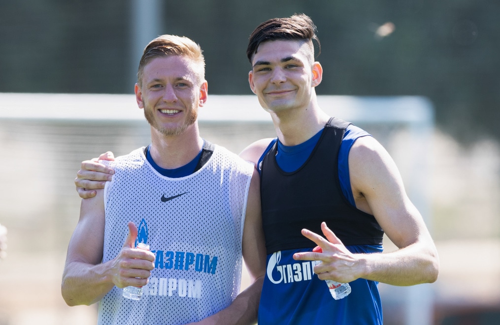 «Газпром»-тренировочные сборы «Зенита» в Дубае: 01 февраля, утренняя тренировка