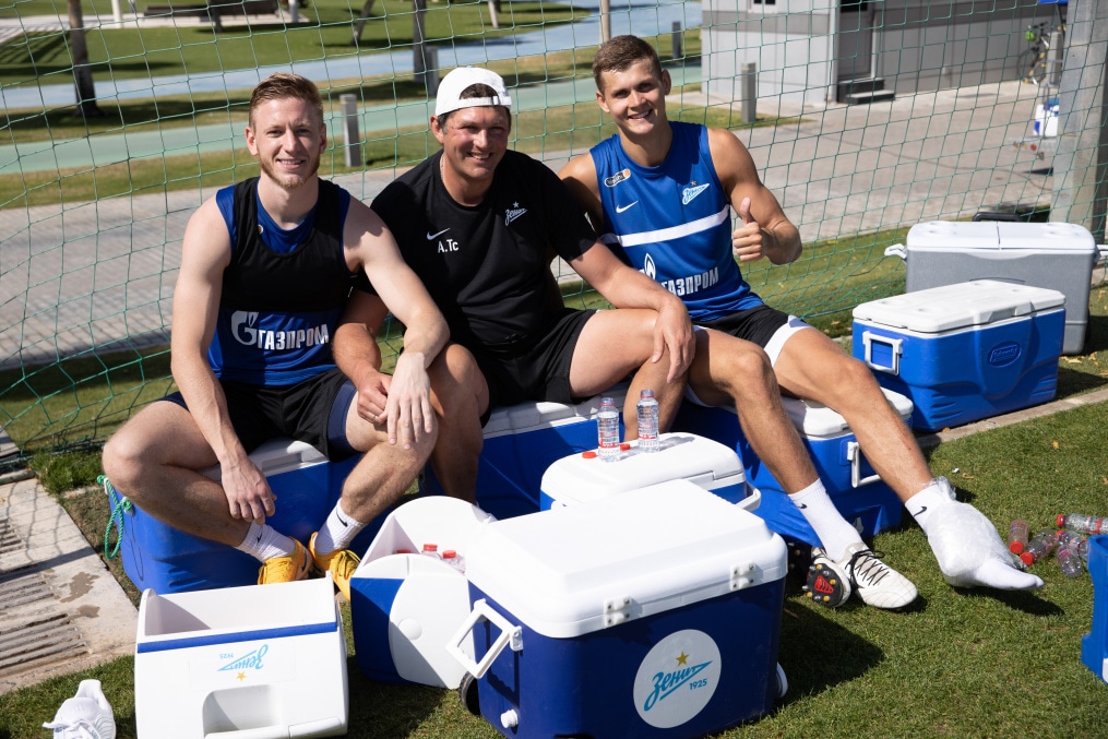 «Газпром»-тренировочные сборы «Зенита» в Дубае: 01 февраля, утренняя тренировка