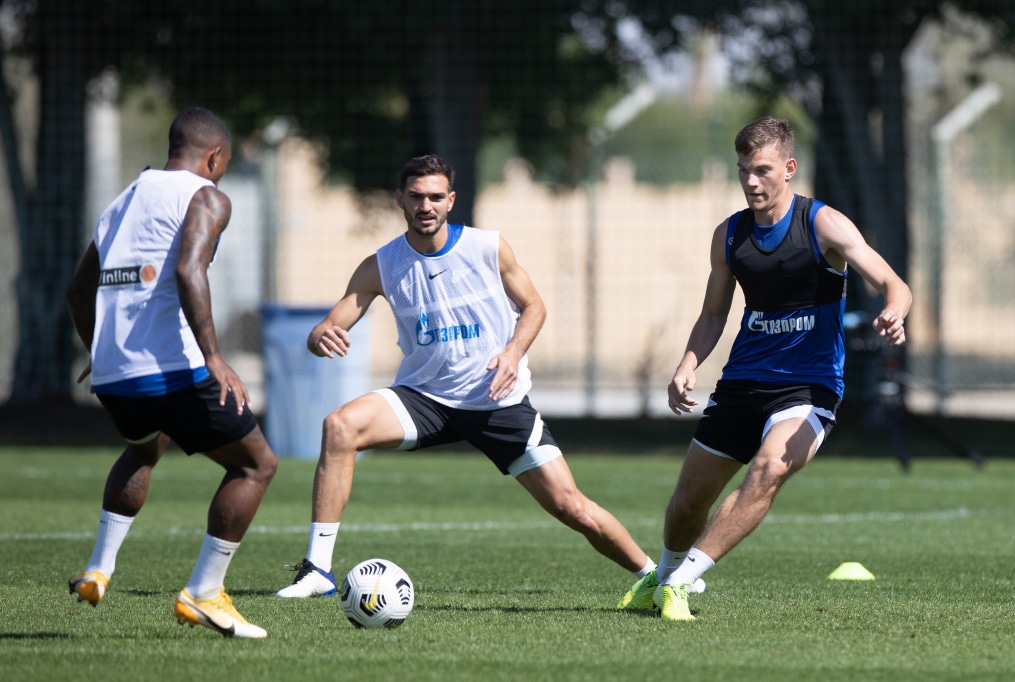 «Газпром»-тренировочные сборы «Зенита» в Дубае: 01 февраля, утренняя тренировка